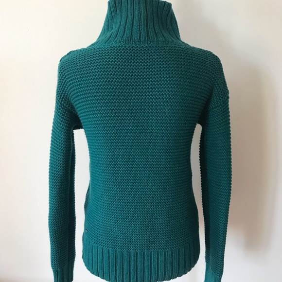 Lululemon Karma Kurmasana Knit Sweater 4 Teal - Picture 6 of 8